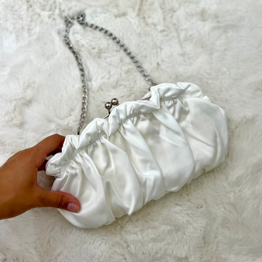 Borsa a Pochette Bianca