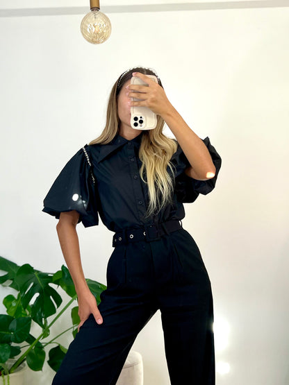 Green Puff Shirt