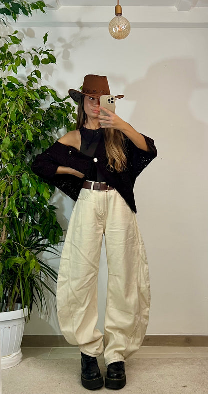 Cardigan marrone