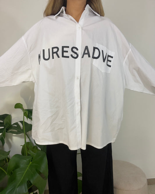 Camicia con Scritta “MURESADVE”