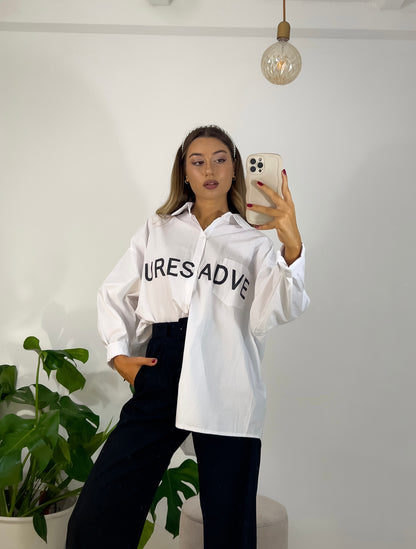 Camicia con Scritta “MURESADVE”