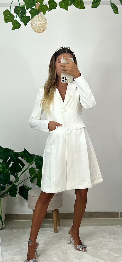 Abito Blazer Bianco