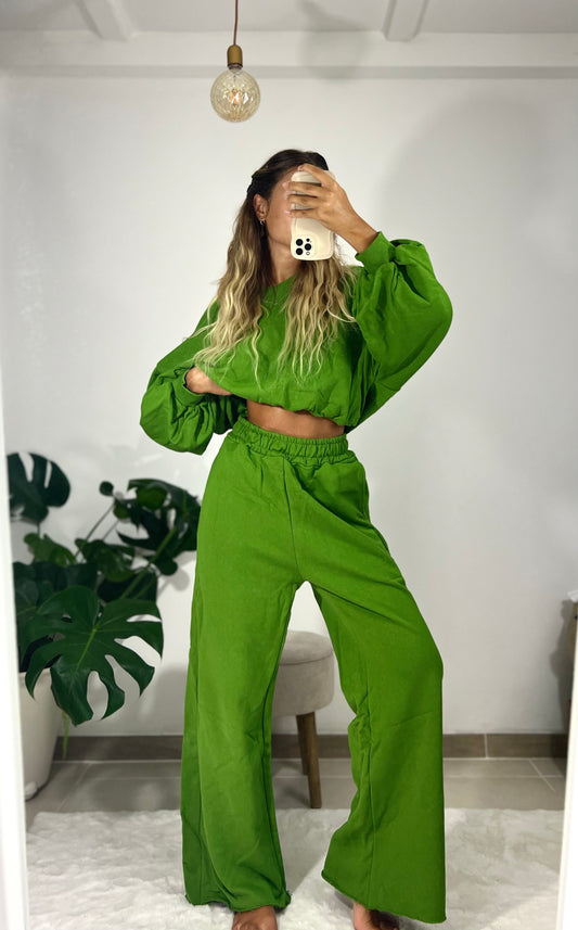 Daisy Tracksuit - GREEN